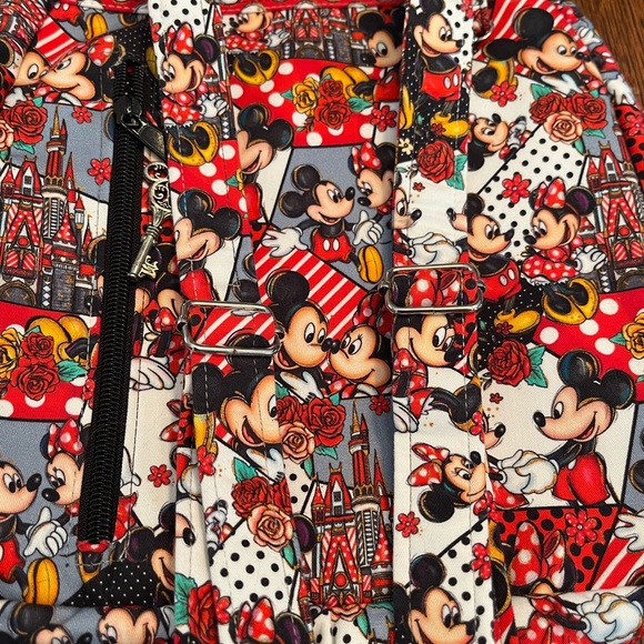 NWOT HANDMADE Mickey and Minnie Mouse Backpack - Red, Black and White ❤️🖤🤍 - Picture 10 of 15